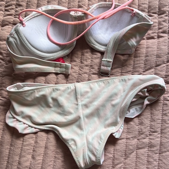 VS pink and white stripped bathing suit - Picture 2 of 5